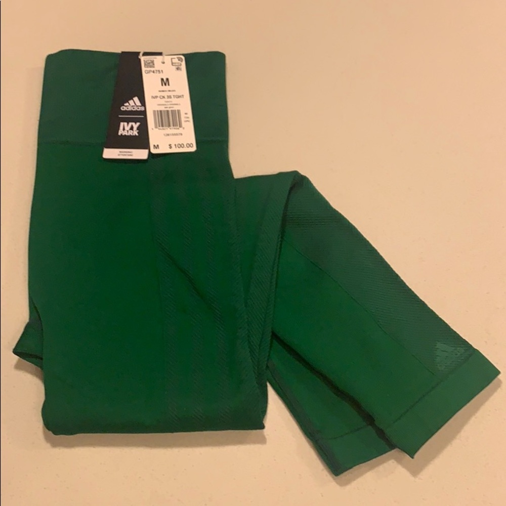 IVY PARK x Adidas medium dark green leggings